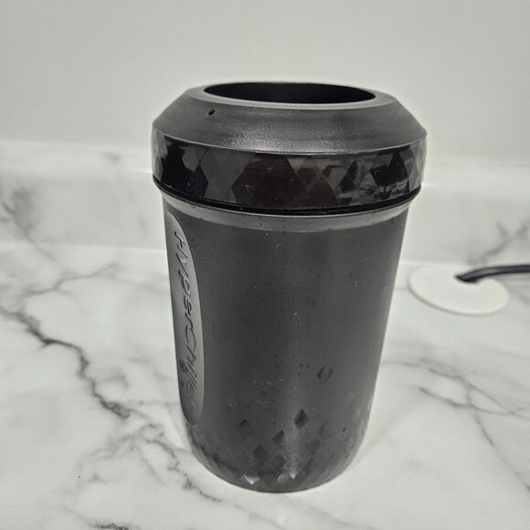 Hyperchiller Black Iced Plastic Coffee Beverage Patented Cooler Container Mug - Picture 8 of 11